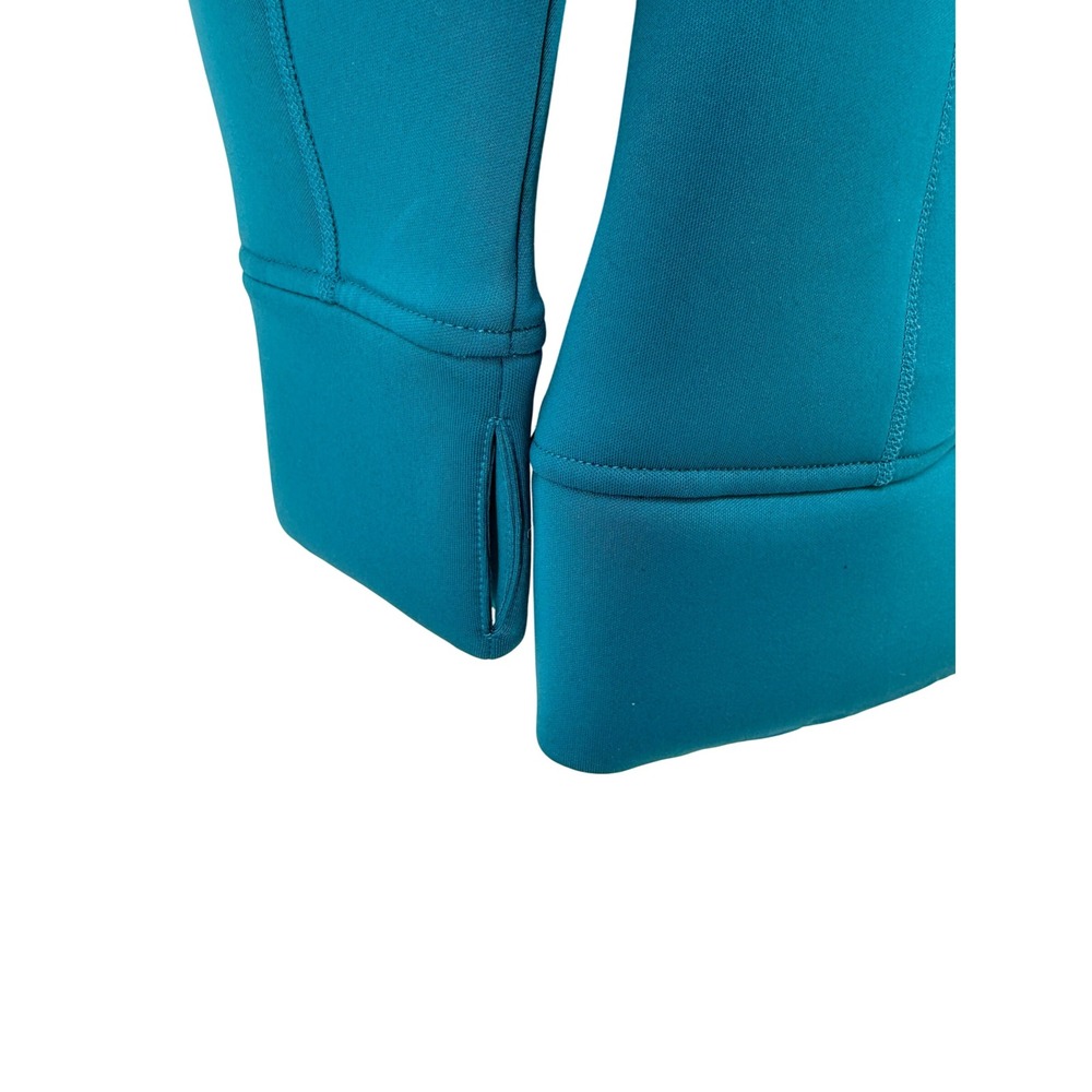 Spyder‎ Monde Zip T Neck Pullover Womens M Teal Athletic Activewear - Picture 3 of 8